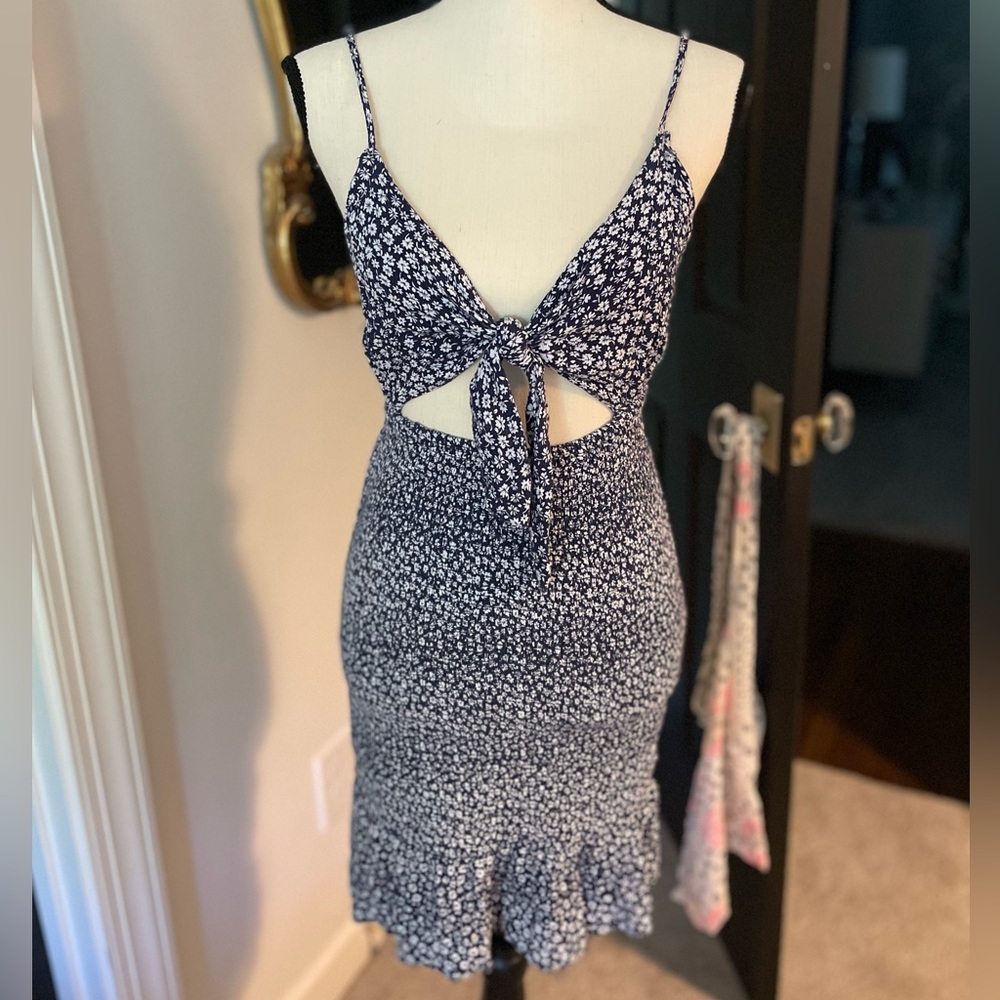 Ocean Drive Navy Floral Dress